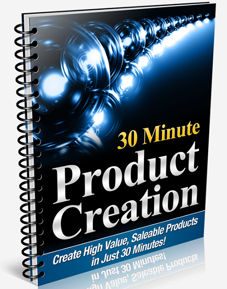 30 Minute Product Creation by Rob Howard